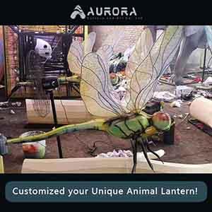 Realistic Animal Lantern for Dragonfly and Flow 