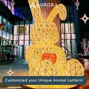 Rabbit Lighting Plaza Decoration Outdoor