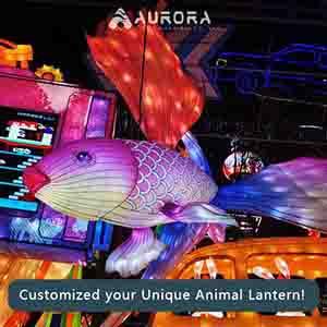 Lunar new year Fish lanterns