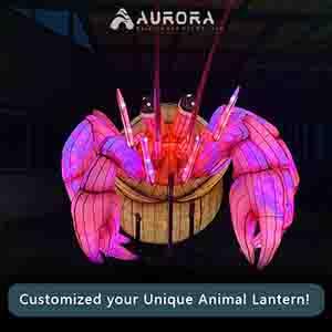 Hermit Crab Lighting Ocean Park Performance Puppet