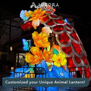 Large outdoor modeling lights, lion dance lanterns, lantern modeling lights, festival lanterns