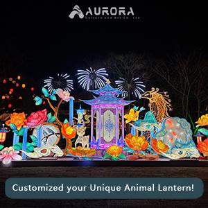 Palace lanterns, large outdoor modeling lights, animal lights, plant lights, festival lights