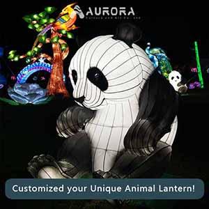 Chinese Panda with  Lantern 