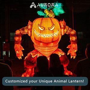 Pumpkin lanterns, Halloween lanterns, large outdoor modeling lights