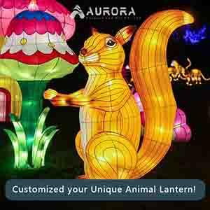 Christmas giant lantern lights for Squirrel